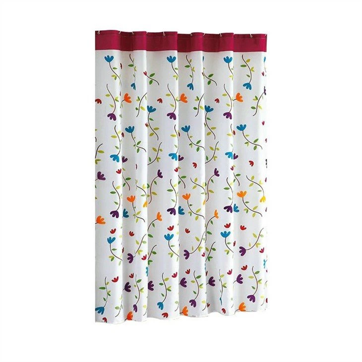 vintage floral shower curtain